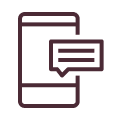 mobile phone chat icon