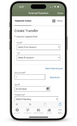 create a mobile transfer image