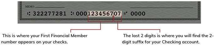 check routing number and account number example