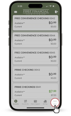 mobile banking account image