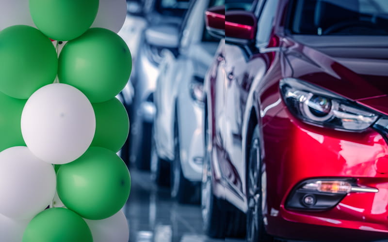 New vehicles with balloons