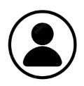 black profile icon
