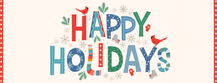 Happy Holidays concept