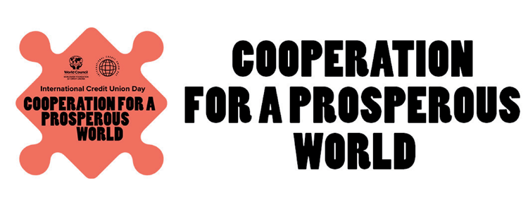 International Credit Union Day Logo - Cooperation for a Prosperous World