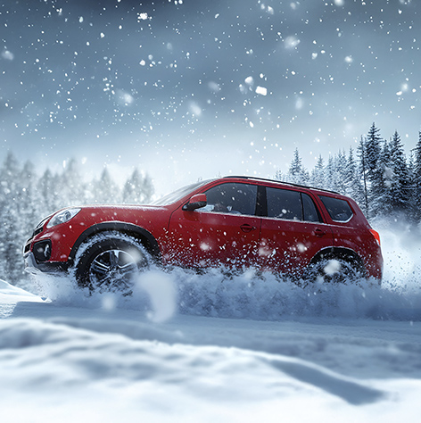 Image supporting Dashing Through the Snow