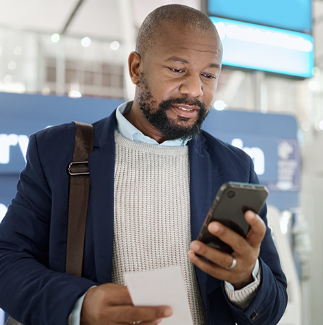 Image supporting Banking on the Go