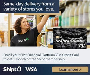 Same-day delivery from a variety of stores you love